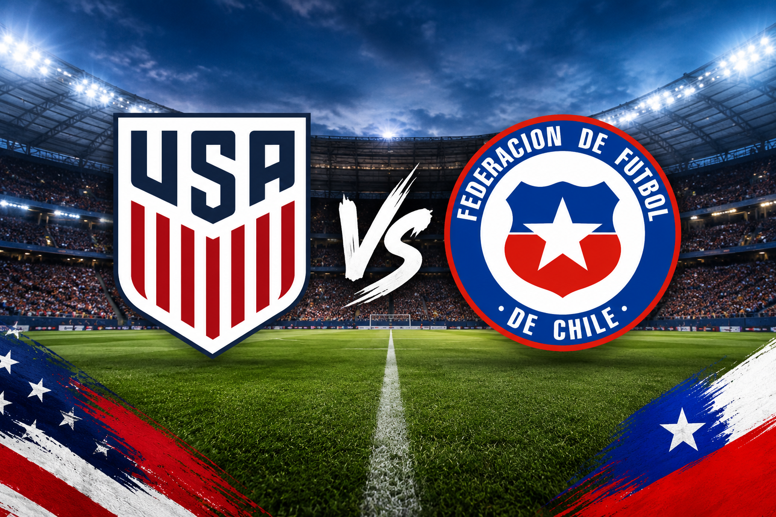 Link Streaming Amerika Serikat vs Chile, Live Sebentar Lagi di Sini!