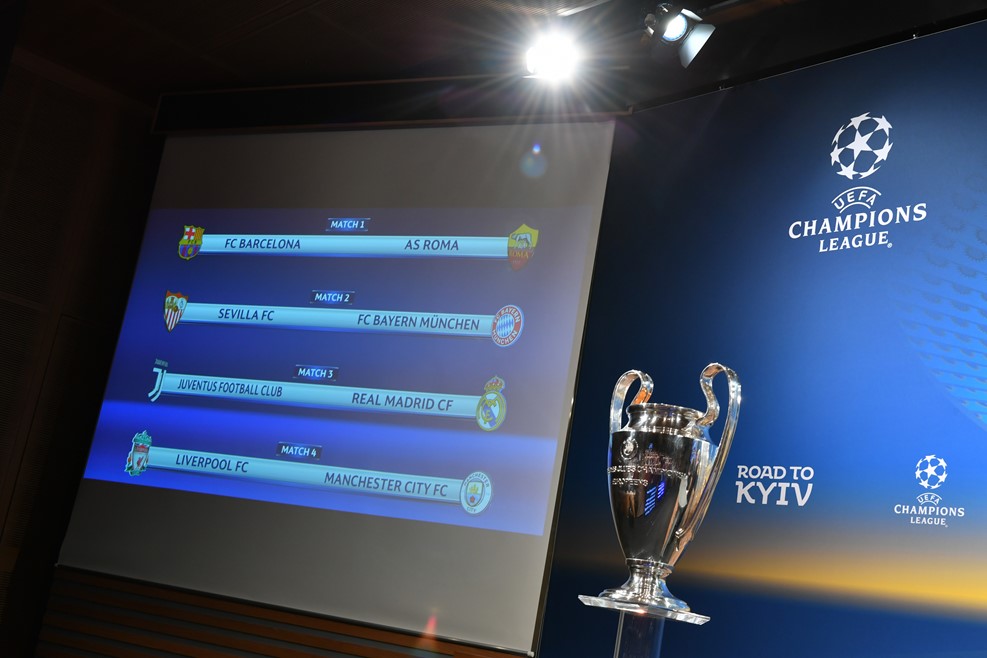 7 Fakta Menarik di Balik Hasil Undian Delapan Besar Liga Champions 2017-2018