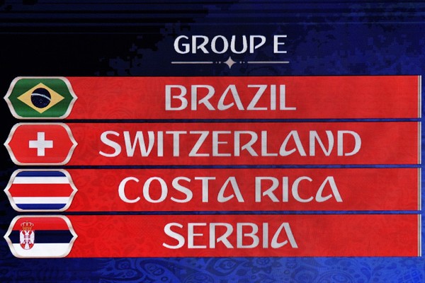 Jadwal Lengkap Grup E Piala Dunia 2018
