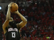 Hasil NBA: Triple Double James Harden, Bawa Rockets Kalahkan Cavaliers 