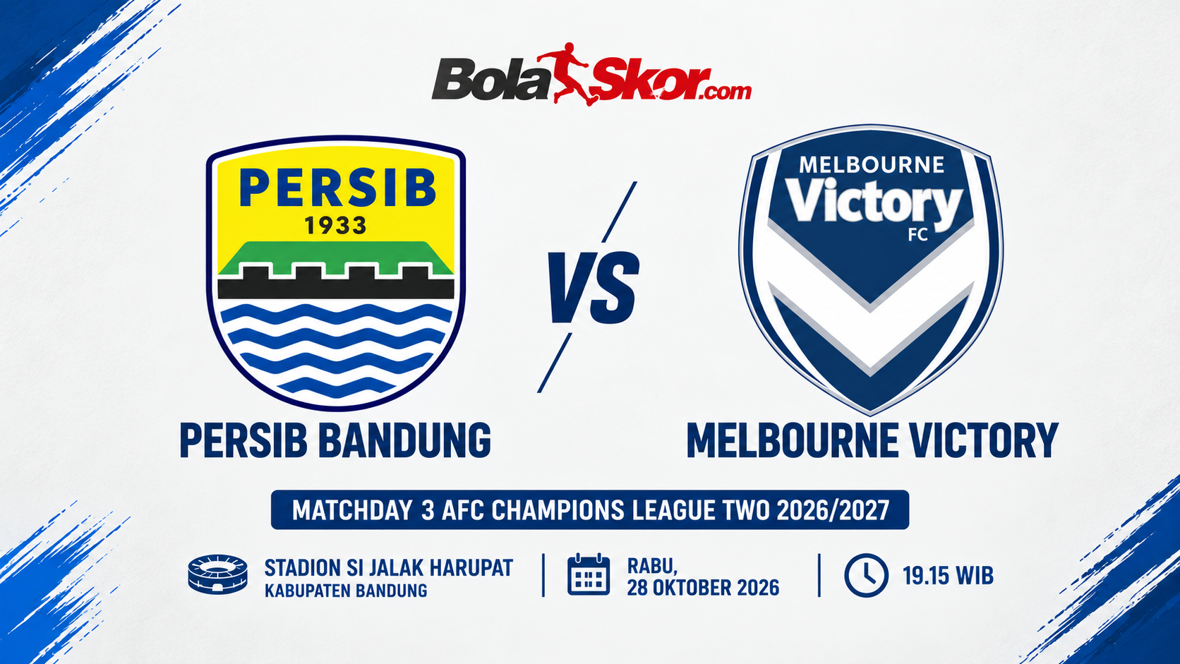 Cara Menonton Gratis dan Link Streaming Persib vs Melbourne Victory