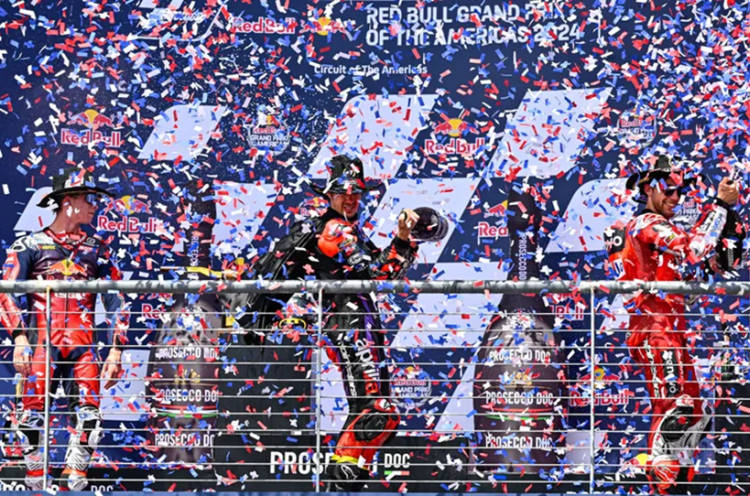 Vinales Rebut Podium Kemenangan MotoGP Amerika 2024