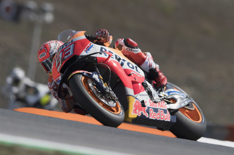 Kualifikasi MotoGP Aragon: Marquez Pole, Quartararo dan Vinales Membuntuti