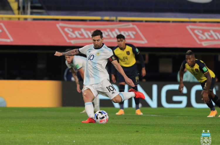 Argentina 1-0 Ekuador: Penalti Lionel Messi Bawa La Albiceleste Raih Kemenangan