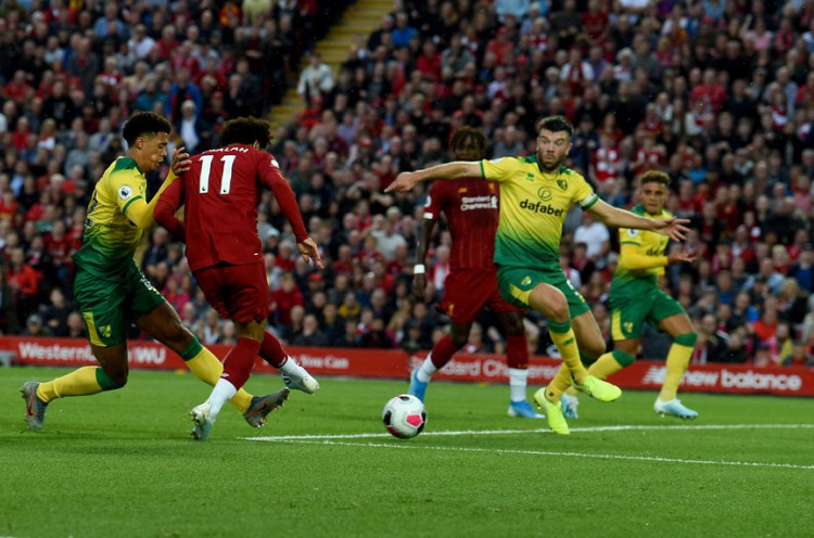 9 Fakta Menarik Usai Liverpool Mengalahkan Norwich: Torehan Spesial Mohamed Salah