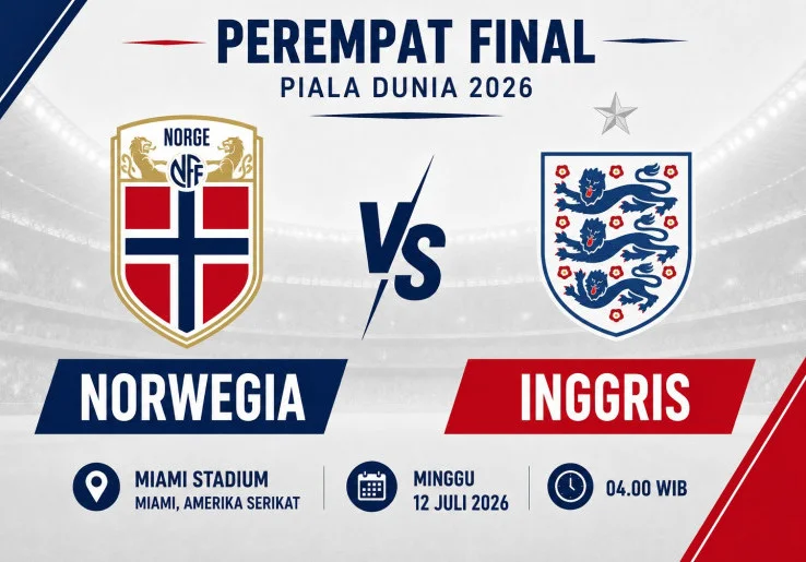 Prediksi dan Statistik Norwegia vs Inggris: Adu Tajam Dua Tombak Maut