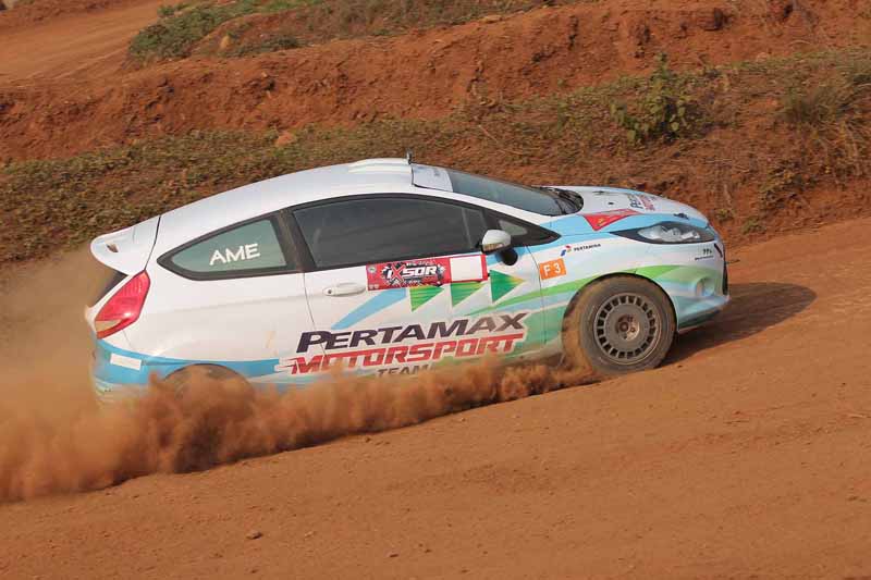 Pertamax Motorsport Podium Kedua Kejurnas Sprint Rally 
