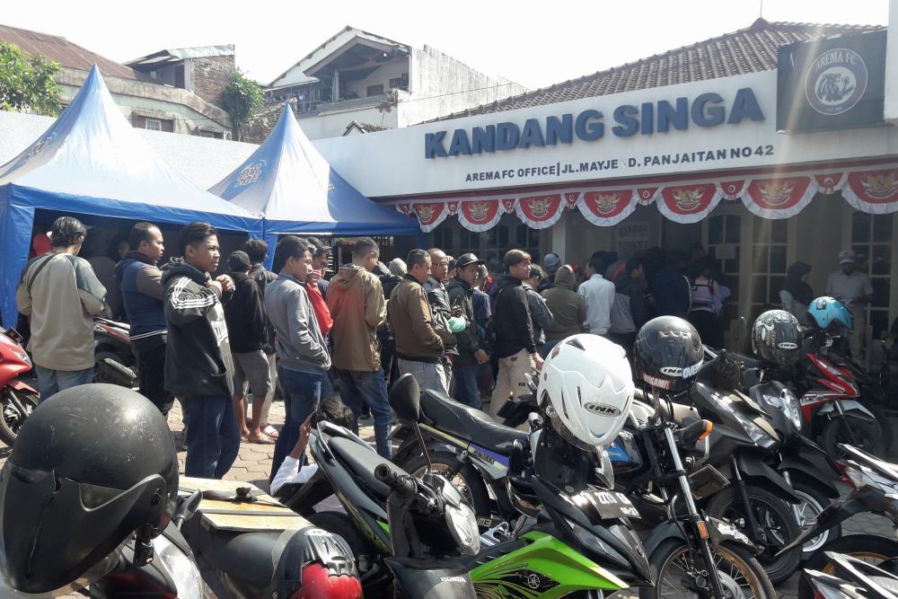 Tiket Online Jadi Solusi Arema FC Hilangkan Budaya Antrian Panjang