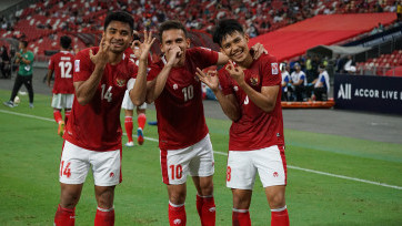 Galeri Foto: Timnas Indonesia ke Final Usai Tendang Singapura