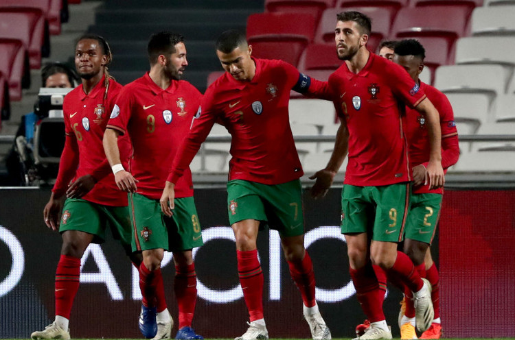 Profil Timnas Portugal di Piala Eropa 2020: Beban Juara Bertahan