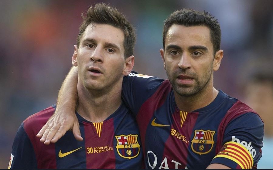 Lionel Messi Turut Berikan Pesan Emosional kepada Xavi Hernandez