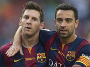 Lionel Messi Turut Berikan Pesan Emosional kepada Xavi Hernandez