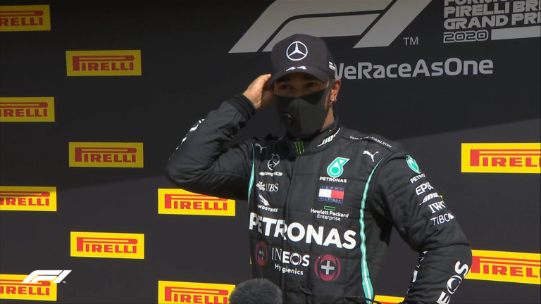Lewis Hamilton Bertahan dengan Rasa Cemas dan Ban Pecah