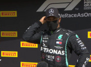Lewis Hamilton Bertahan dengan Rasa Cemas dan Ban Pecah