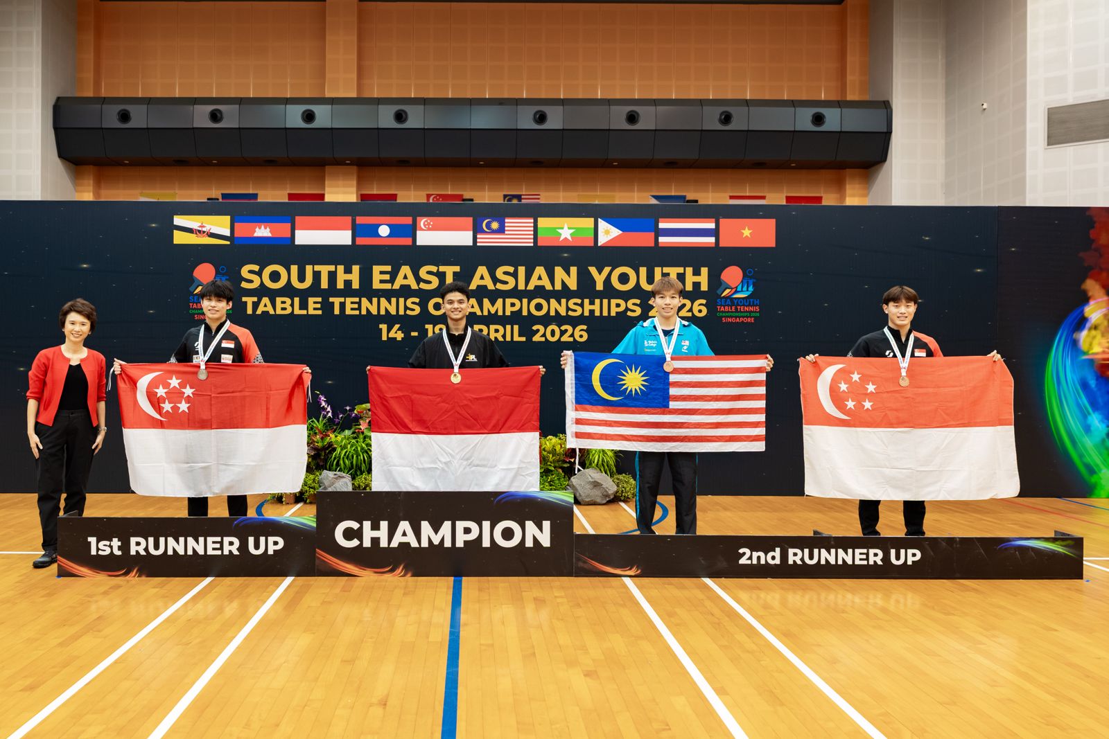 Indonesia Bawa Pulang Emas dari SEA Youth Table Tennis 2026