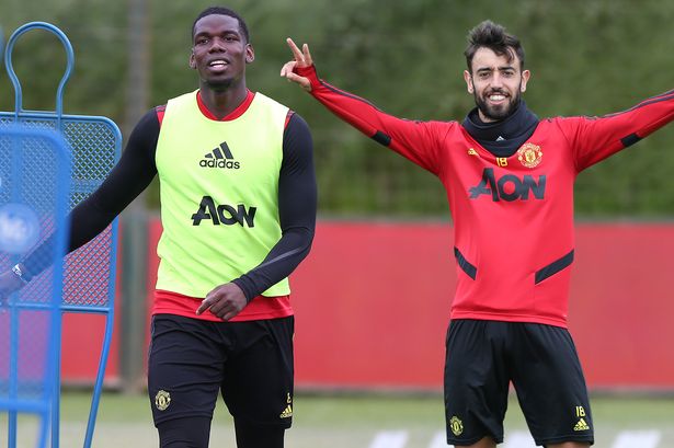 Solskjaer Belum Tergoda Duetkan Paul Pogba dan Bruno Fernandes