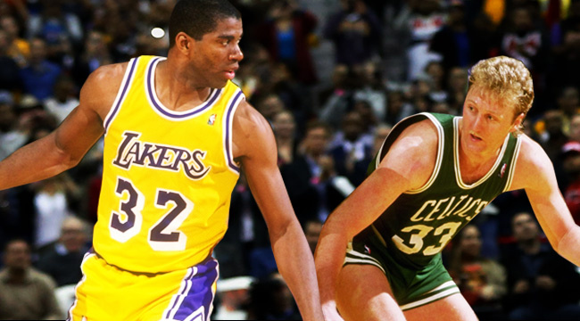 Magic Johnson dan Larry Bird