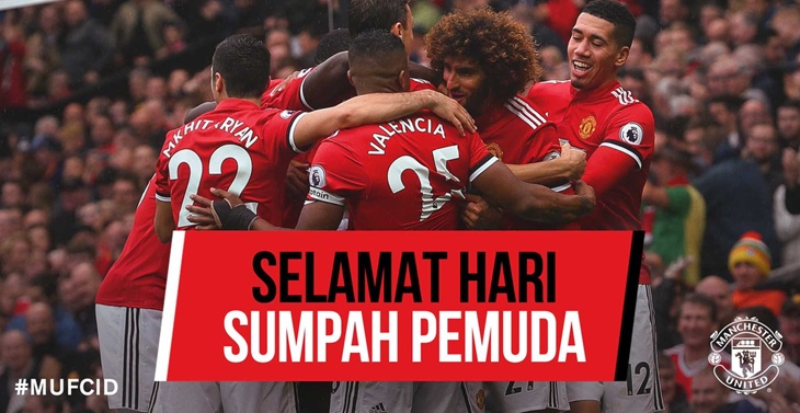MU dan Spurs Beri Ucapan Selamat Hari Sumpah Pemuda