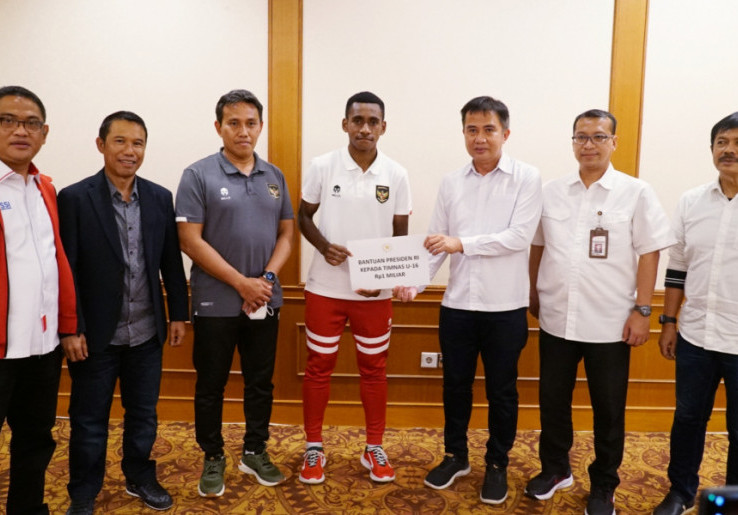 Timnas Indonesia U-16 Dapat Bonus dari Presiden Jokowi