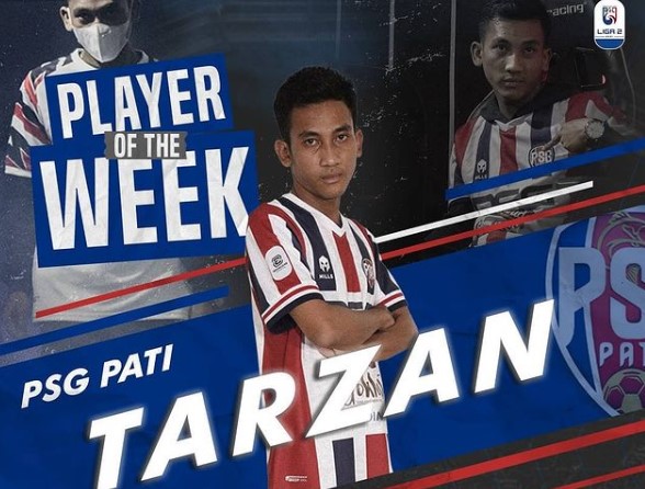 Tarzan PSG Pati, Player of the Week IFeL Liga 2 2021 Pekan Kedua