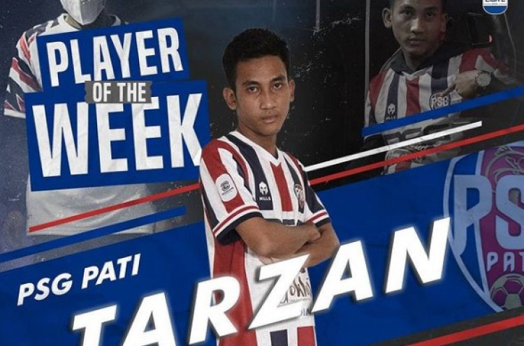 Tarzan PSG Pati, Player of the Week IFeL Liga 2 2021 Pekan Kedua