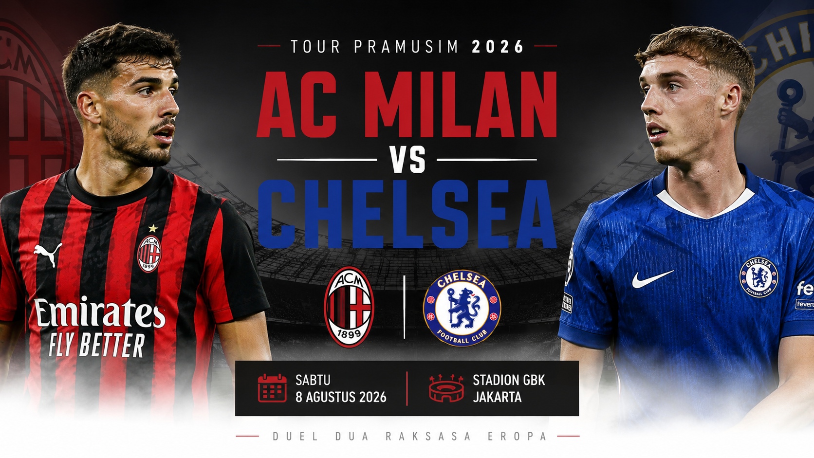 Seskab Teddy yang Minta AC Milan vs Chelsea Jadi Rangkaian Piala Presiden 2026