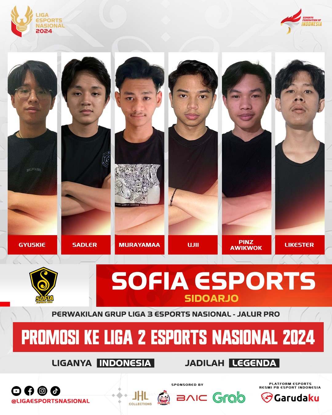 Sofia Esports dan Bigetron Academy Siap Gebrak Liga 2 Esports Nasional 2024