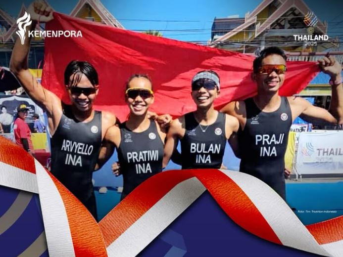 SEA Games 2025: Cabor Triathlon Kembali Tambah Perolehan Medali Emas Tim Indonesia