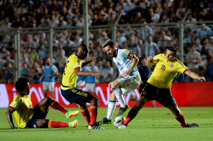 Argentina Lumat Kolombia Tiga Gol Tanpa Balas