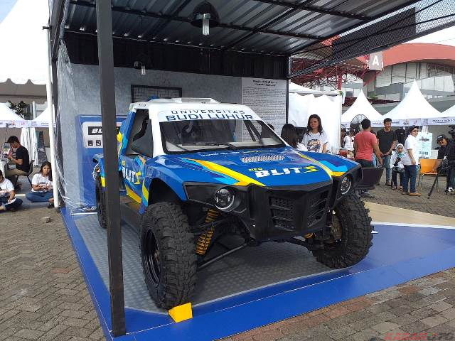 Telkomsel IIMS 2019: Tampilan Mobil Listrik Karya Anak Bangsa untuk Reli Dakar