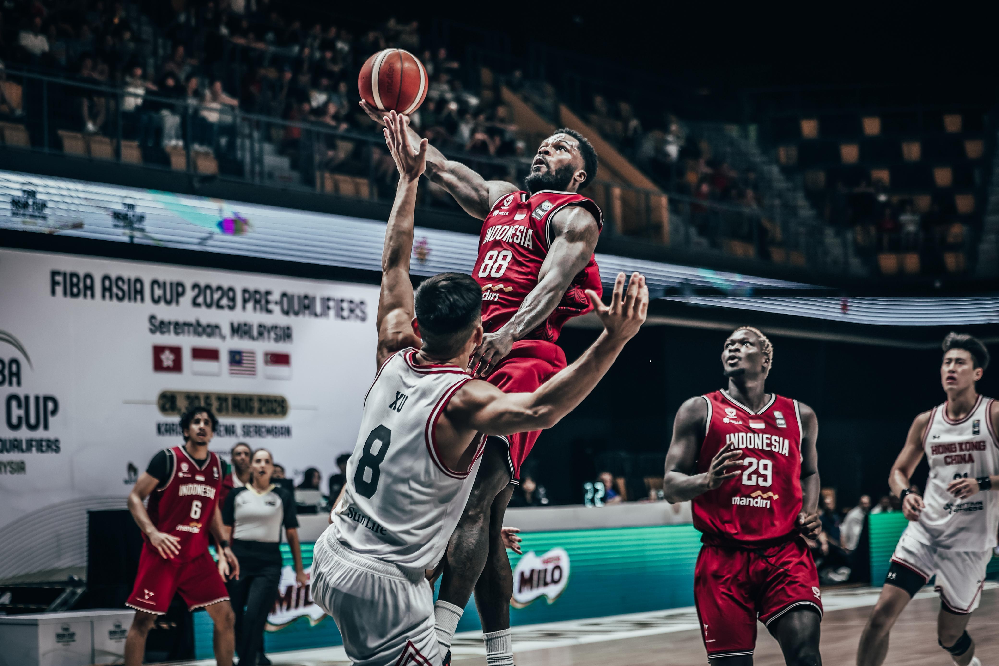 Timnas Basket Indonesia. (Perbasi)