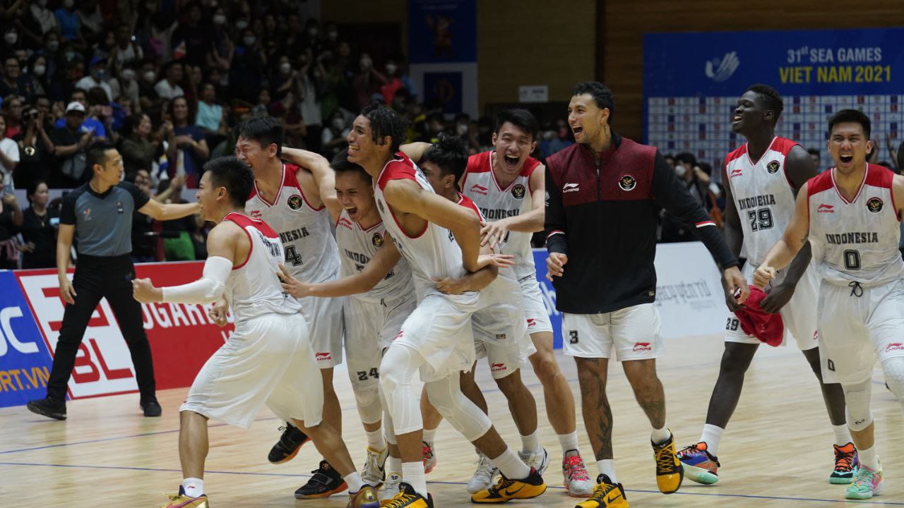 SEA Games 2021: Sejarah Tercipta, Timnas Basket Indonesia Raih Medali Emas