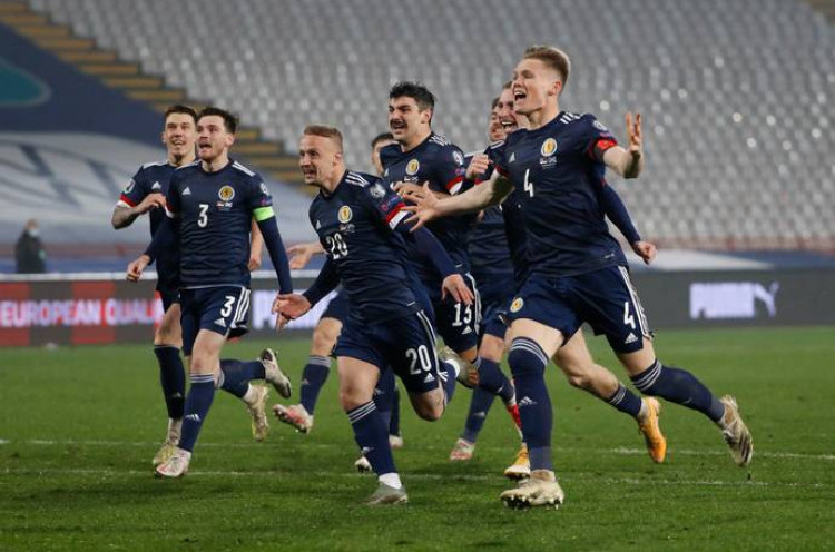 Profil Timnas Skotlandia di Piala Eropa 2020:  Bukan Tim Penggembira