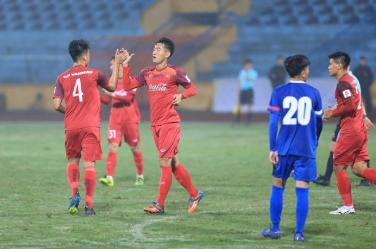 Lawan Timnas Indonesia U-23 di Kualifikasi, Vietnam Gilas Taiwan 6-1