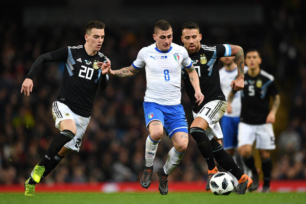 Penggawa Manchester United Targetkan Jersey Marco Verratti
