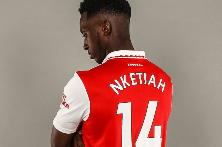 Alasan Eddie Nketiah Berani Pakai Nomor Keramat Arsenal