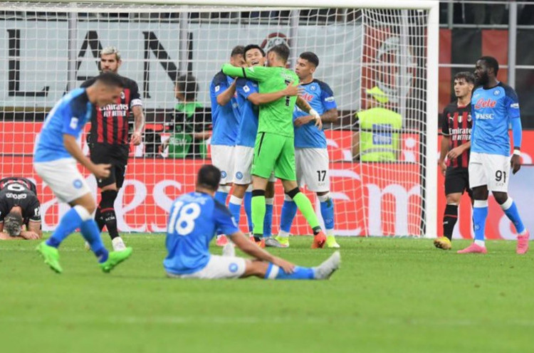 San Siro Masih Bersahabat untuk Napoli, Catatan Unbeaten AC Milan Berakhir