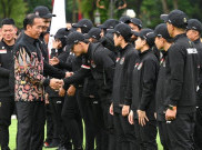 Lepas Kontingen Indonesia, Presiden Jokowi Ingin Indonesia Raya Berkumandang di Olimpiade Paris 2024
