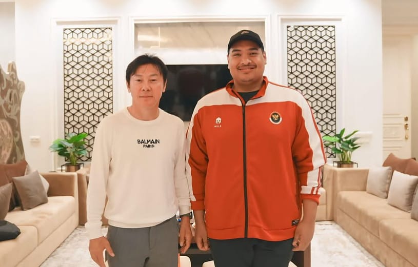 Shin Tae-yong Dapat Buah Tangan dari Menpora Sebelum Kembali ke Korsel, dari PSSI Tidak Ada