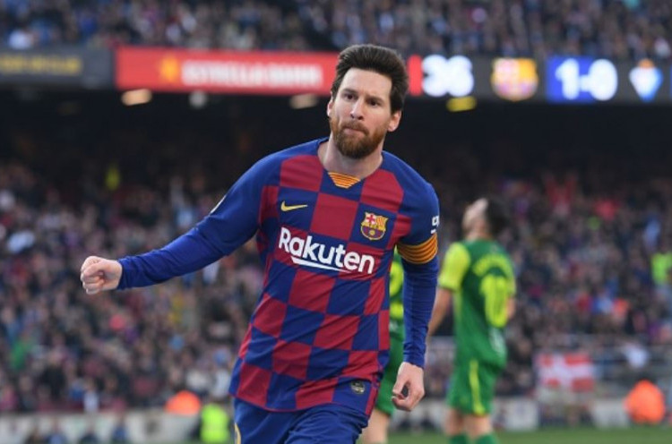 Quattrick Gol Lionel Messi dan Gol ke-6151 Barcelona Lalui Rekor Real Madrid