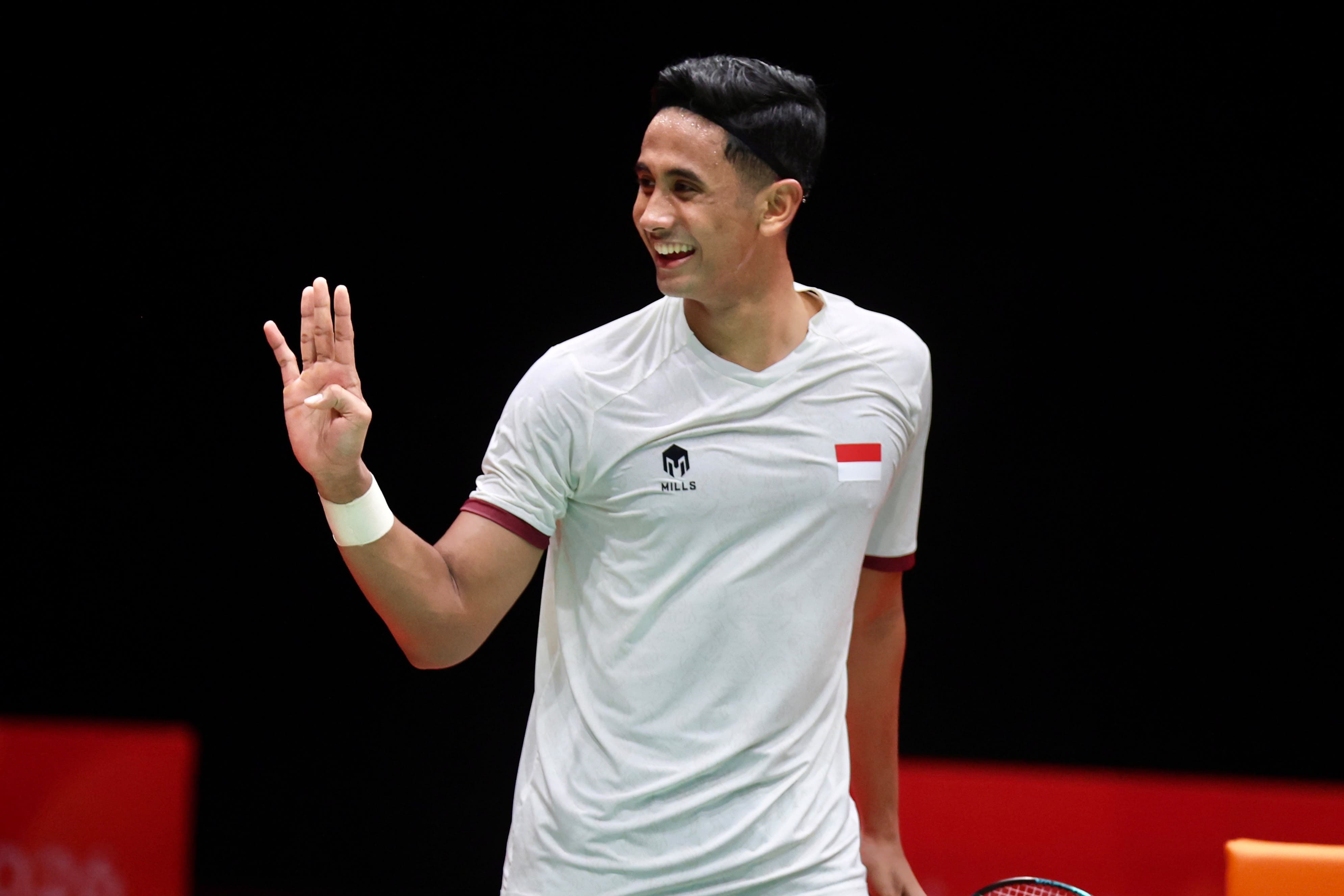 Tunggal putra Indonesia, Alwi Farhan. (PBSI)