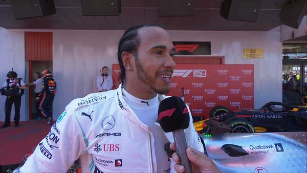 Lomba F1 GP Spanyol: Finis Pertama, Lewis Hamilton Kembali ke Puncak Klasemen