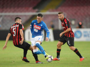 Hasil Pertandingan Liga-Liga Eropa: AC Milan Dibekuk Napoli, Manchester City Tertahan