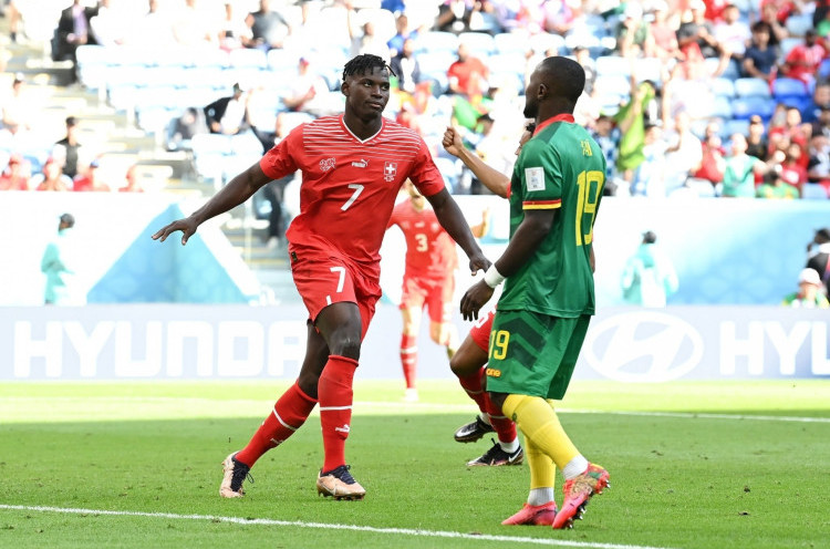 Swiss 1-0 Kamerun: Rossocrociati Menang Susah Payah