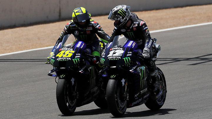 Kualifikasi MotoGP Emilia Romagna: Vinales Pole Lagi, Rossi Start di Belakang Binder