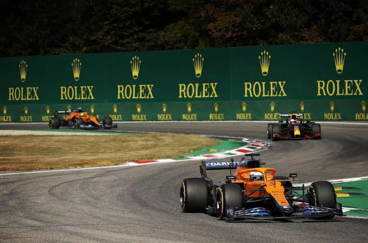 McLaren Kuasai GP Italia, Persaingan Verstappen-Hamilton Makin Sengit