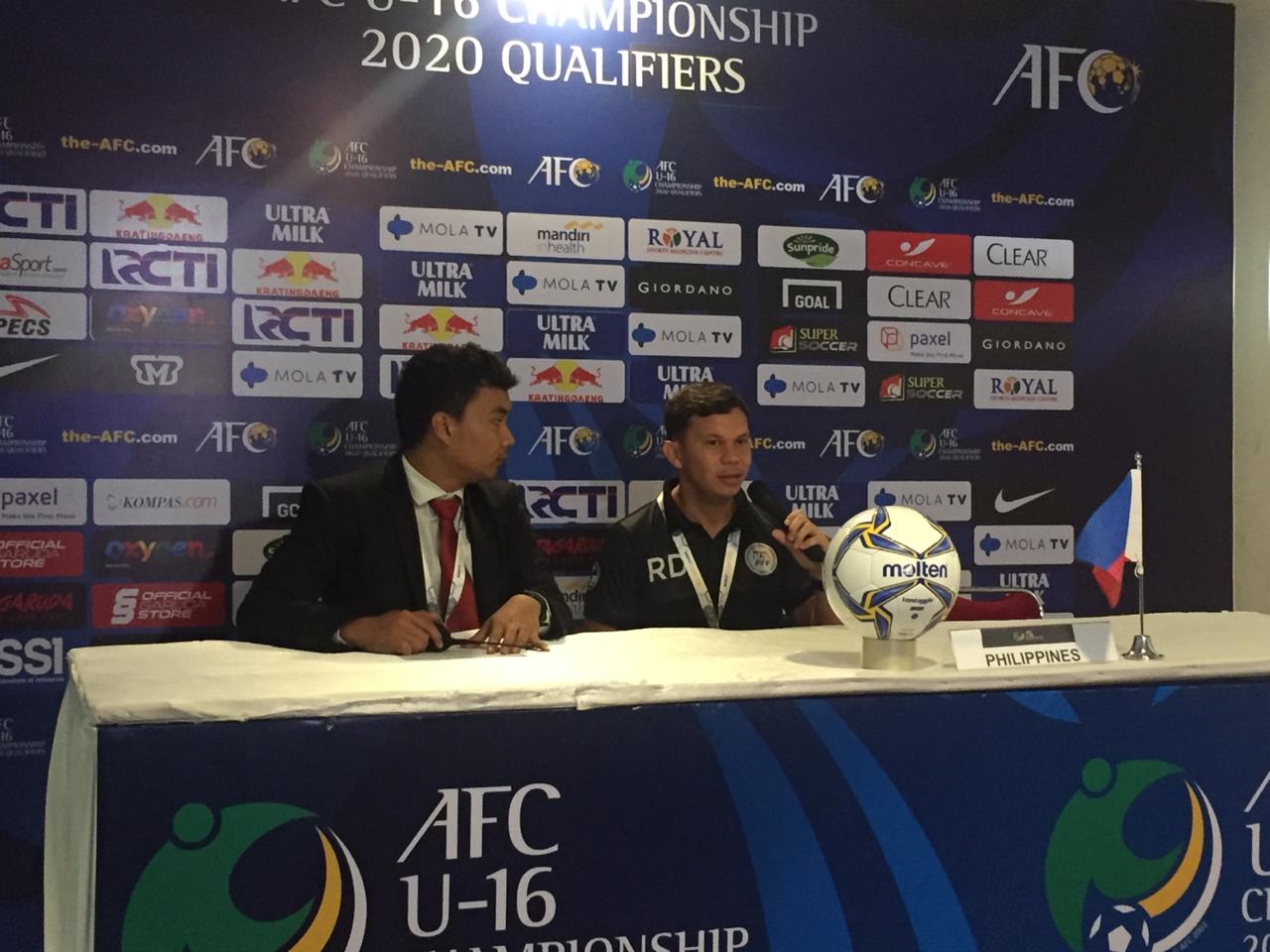 Timnas Filipina U-16 Kalah 0-4, Roxy Dorlas Berterima Kasih kepada Suporter Indonesia