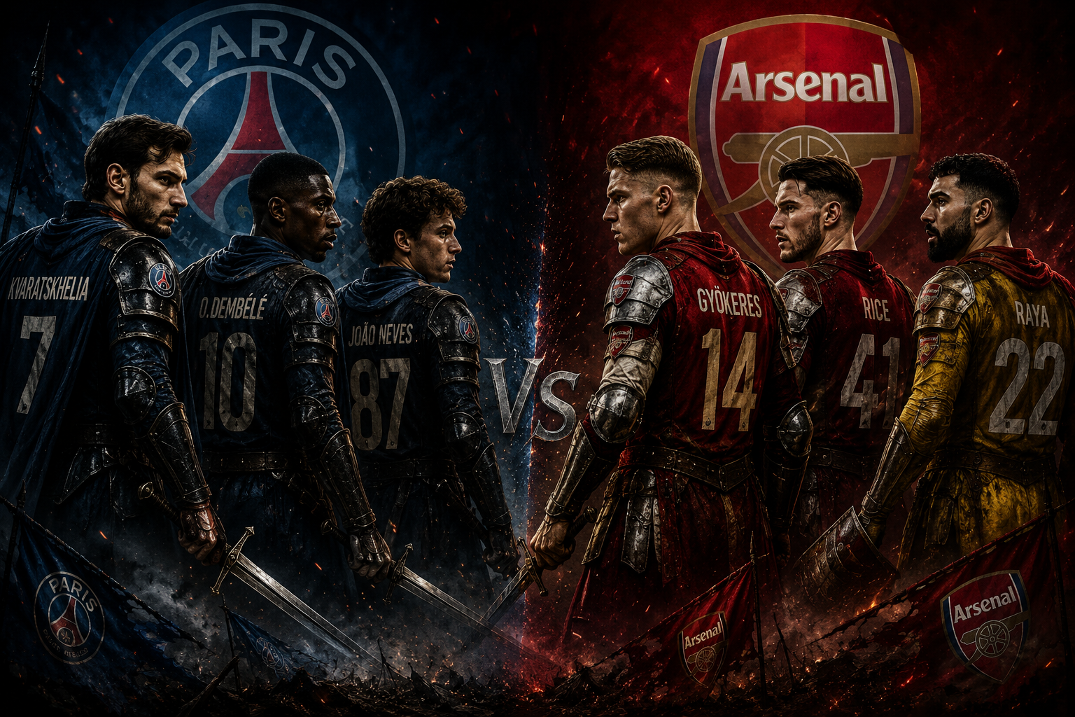 Prediksi Susunan Pemain dan Hasil Laga PSG vs Arsenal: Bukan Sekadar Final Biasa