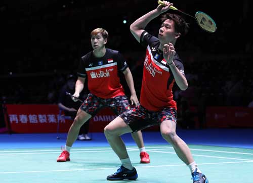 Final China Open 2019: Hendra/Ahsan Kalah Lagi dari Kevin/Marcus