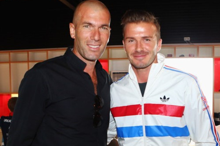 David Beckham Ungkap Pesan Emosional Zinedine Zidane Sebelum Gantung Sepatu